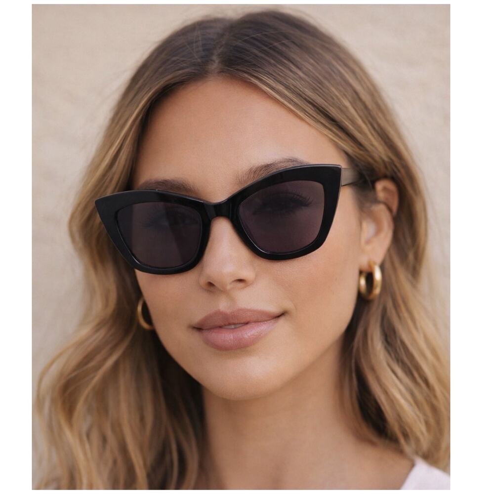 Gemma Styles Casanova Cat Eye Sunglasses 100% UV/UVB Protection Summer Vacation